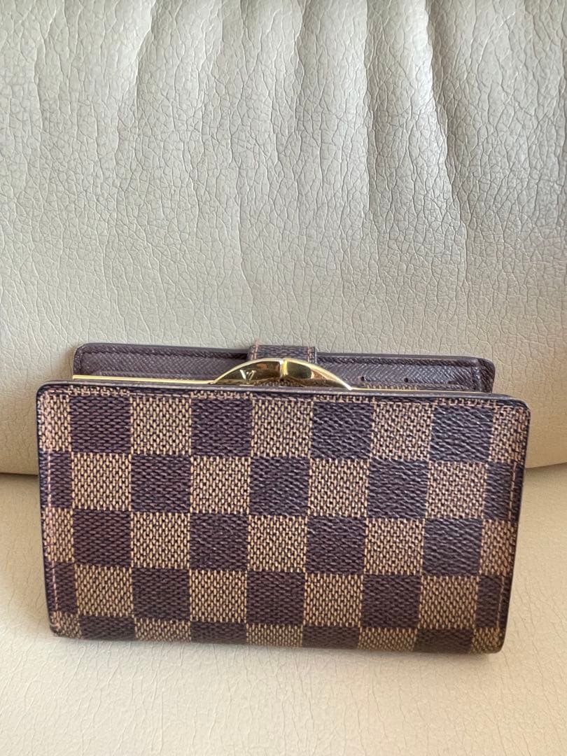 LOUIS VUITTON ルイヴィトン ダミエ 二つ折り財布