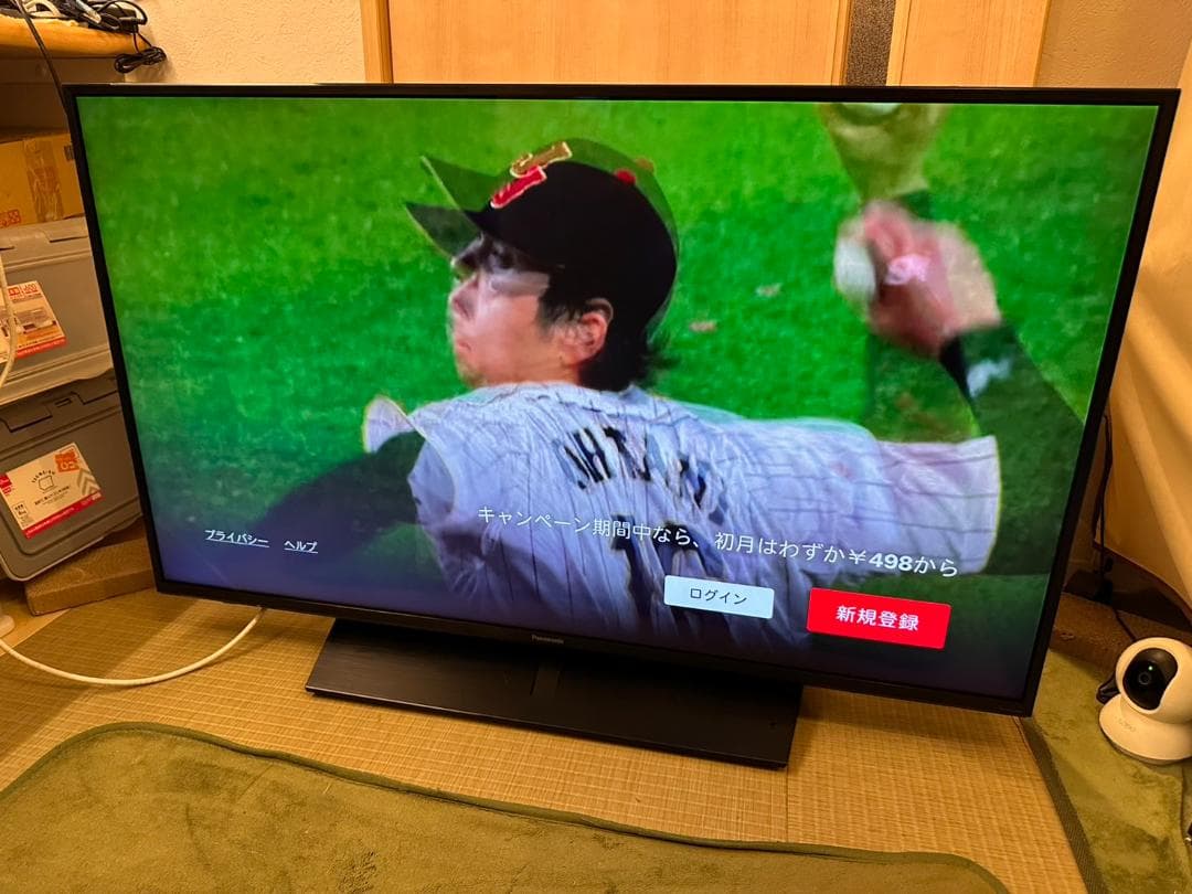パナソニック　43型 4K対応　スマートテレビ TH-43HX850　2020年
