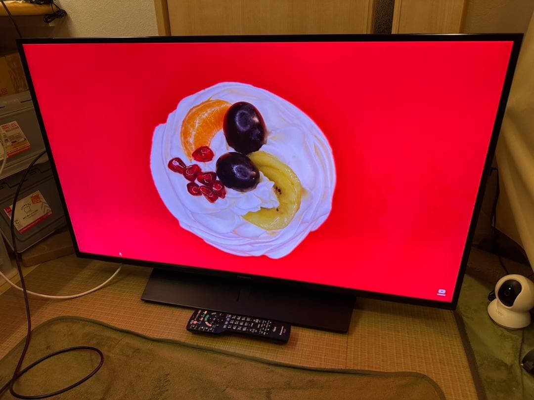 パナソニック　43型 4K対応　スマートテレビ TH-43HX850　2020年
