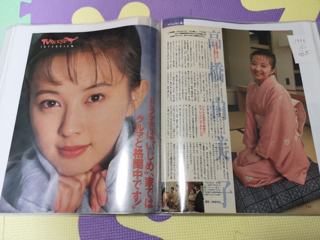 高橋由美子(1冊200円計算)144冊分約370ページ切り抜きしファイリング済み