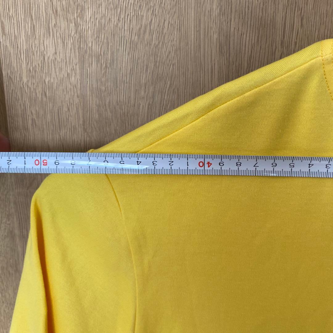 エルメス　tシャツ Lサイズ　黄色　刺繍　楽器　バイオリン　希少