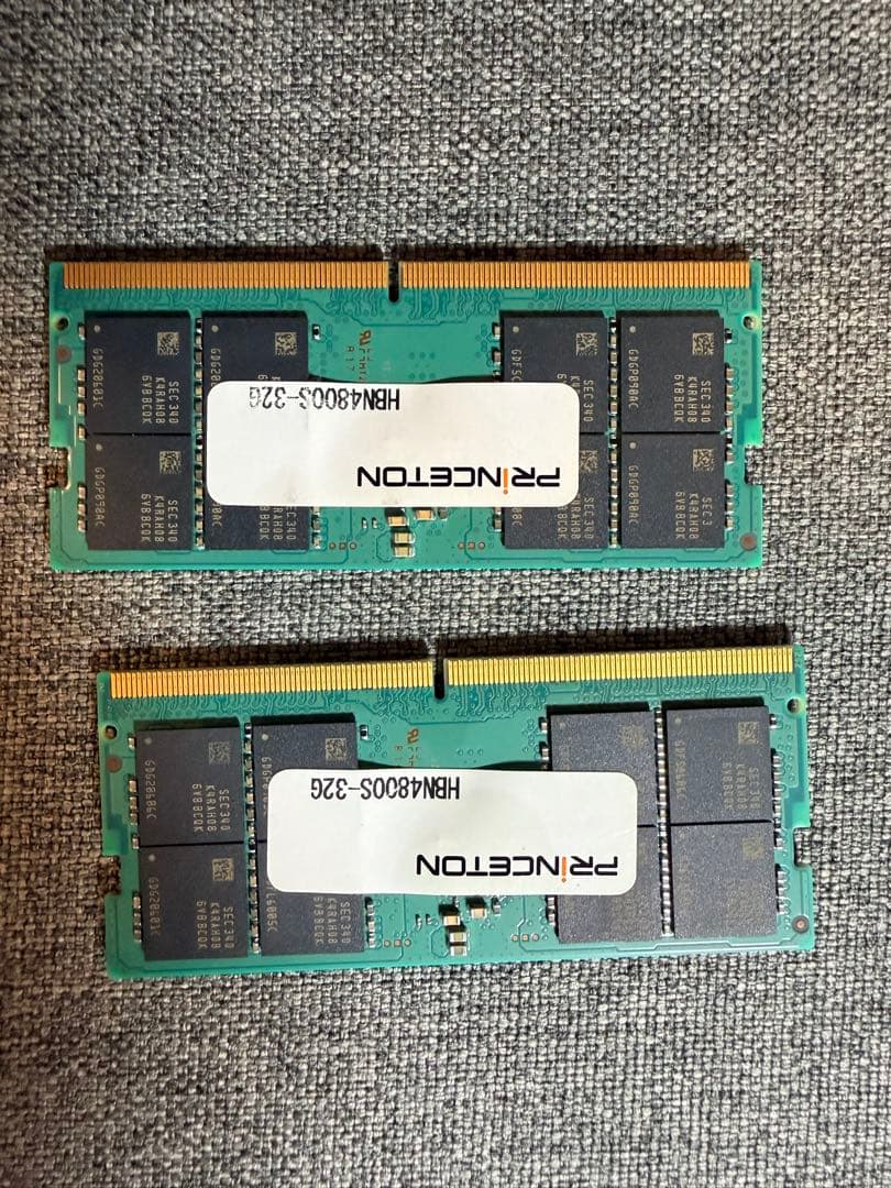DDR5 4800MHz 64GBメモリー　32GB 2枚セット　Samsung
