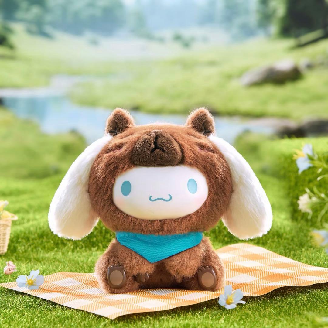 MINISO サンリオ　カピバラ　ぬいぐるみチャーム　6点セット