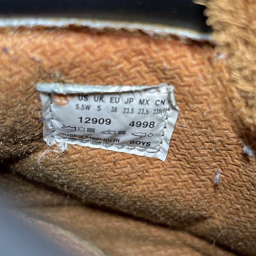 美品【Timberland】12909/6インチプレミアムブーツ/ワークブーツ◎