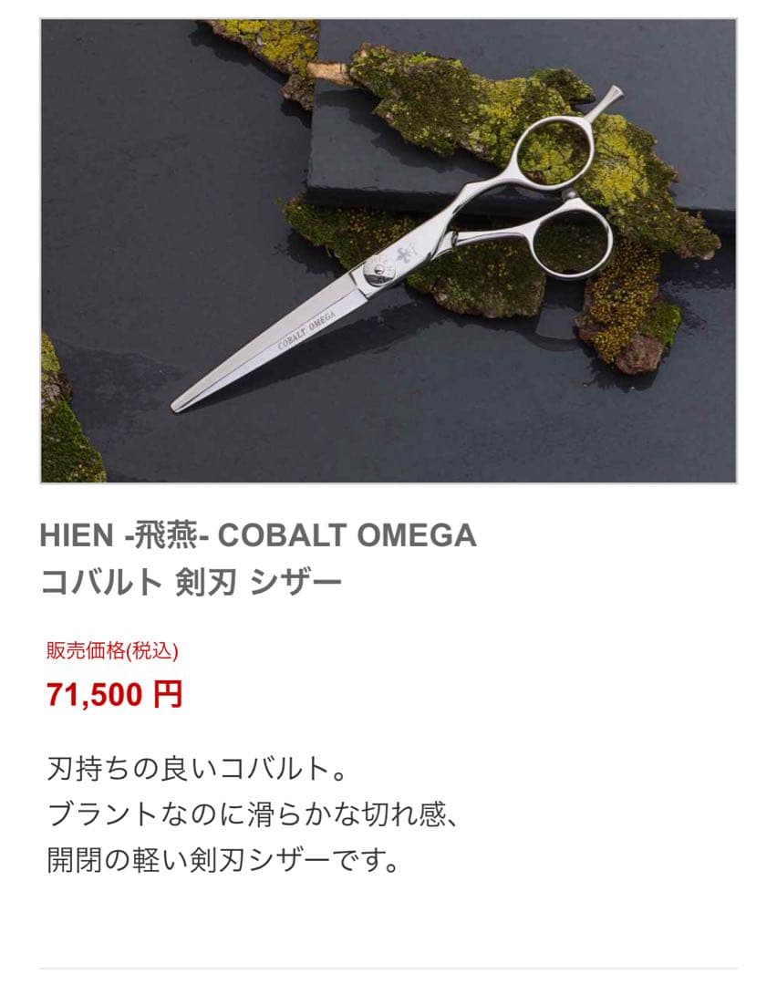 飛燕　シザー　6.5 剣刃