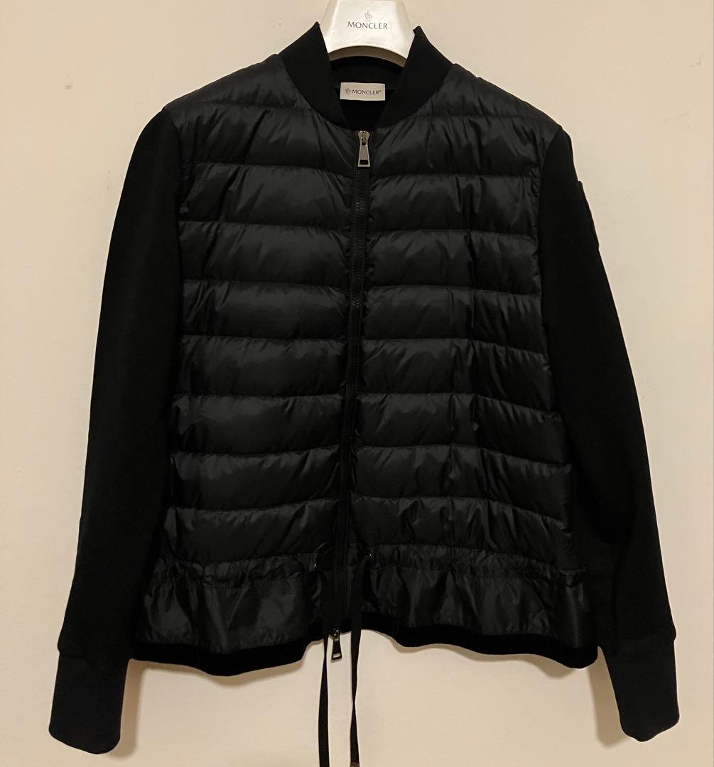 Moncler モンクレール　ダウンとスウェット生地のカーディガン