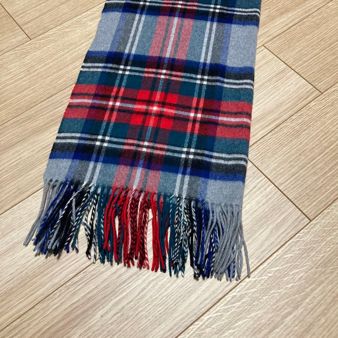 美品BEAUTY&YOUTH UNITED ARROWSカシミヤチェックストール