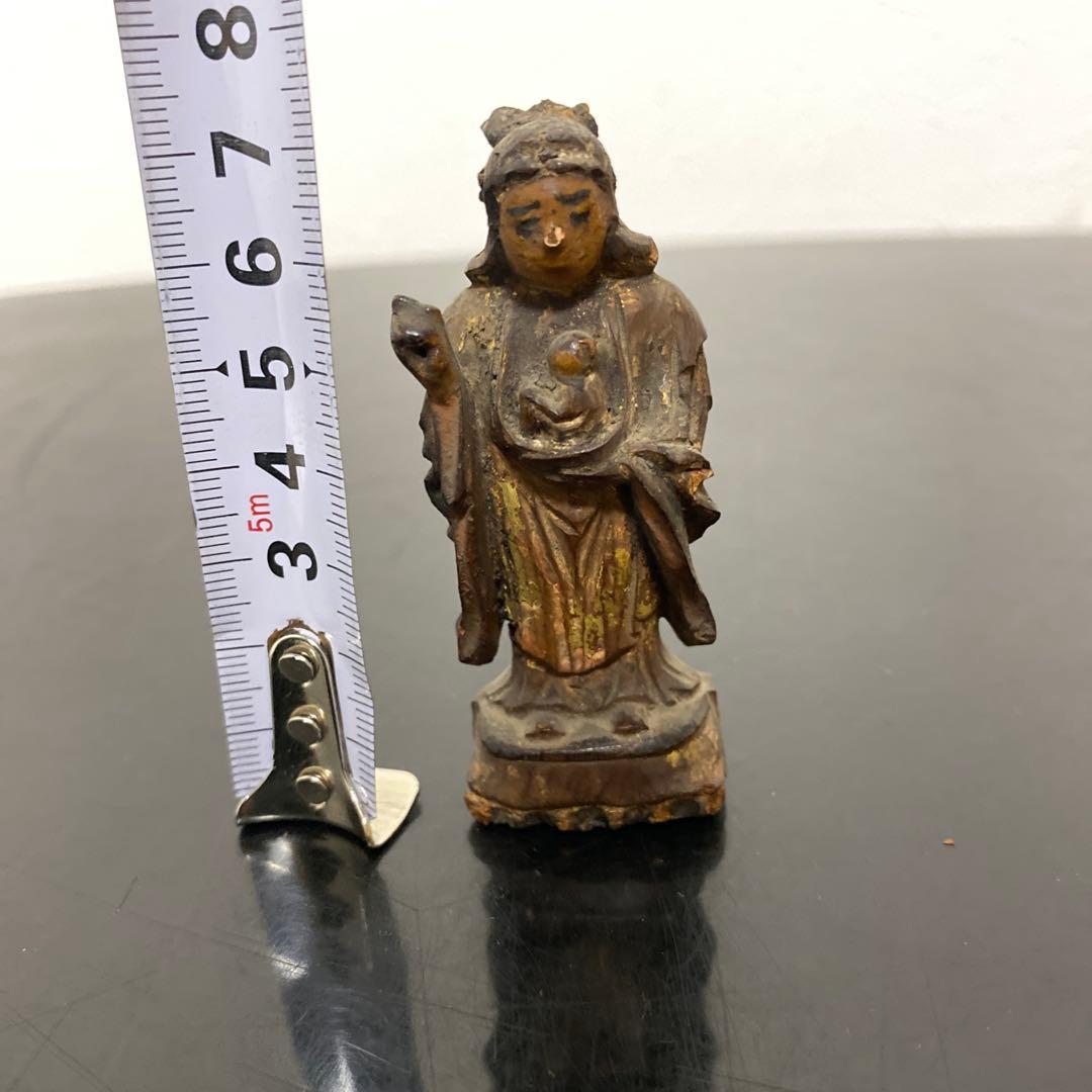 仏教美術 江戸時代 木彫 鬼子母神像 仏像