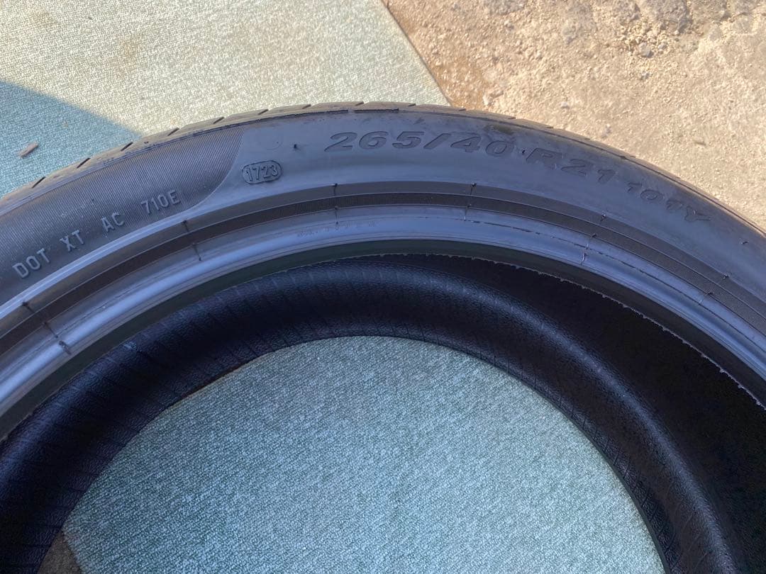 PIRELLI PZERO 265/40R21 2本セット2023/24年製