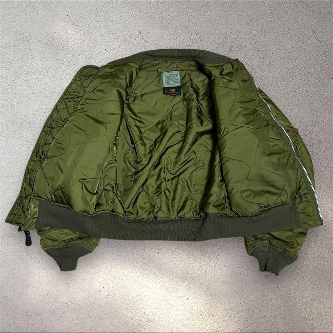 90's アルファインダストリーズ MA-1 フライトジャケット　USA製