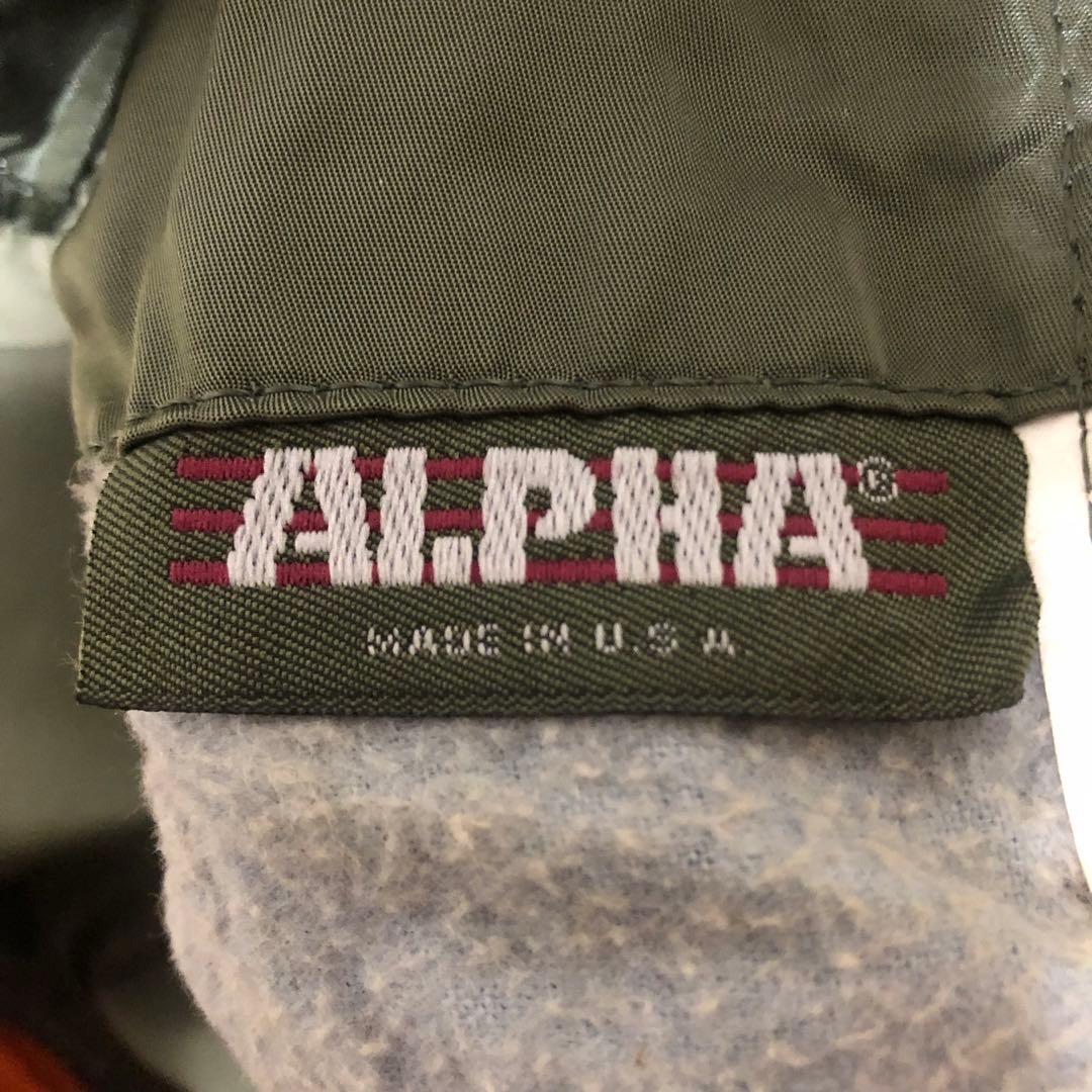 美品 USA製 80s ALPHA USAF MA-1 フライトジャケット XL