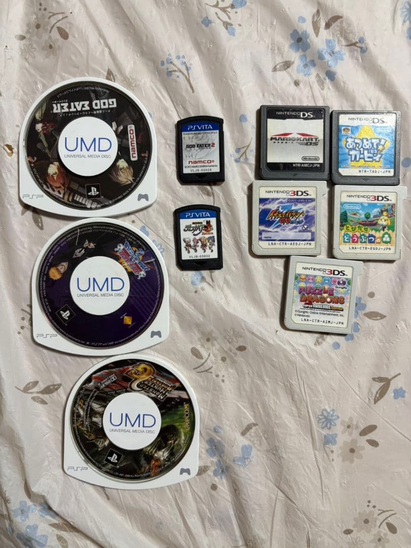 Vita psp ds 3ds ゲームキューブ ソフトまとめ売り