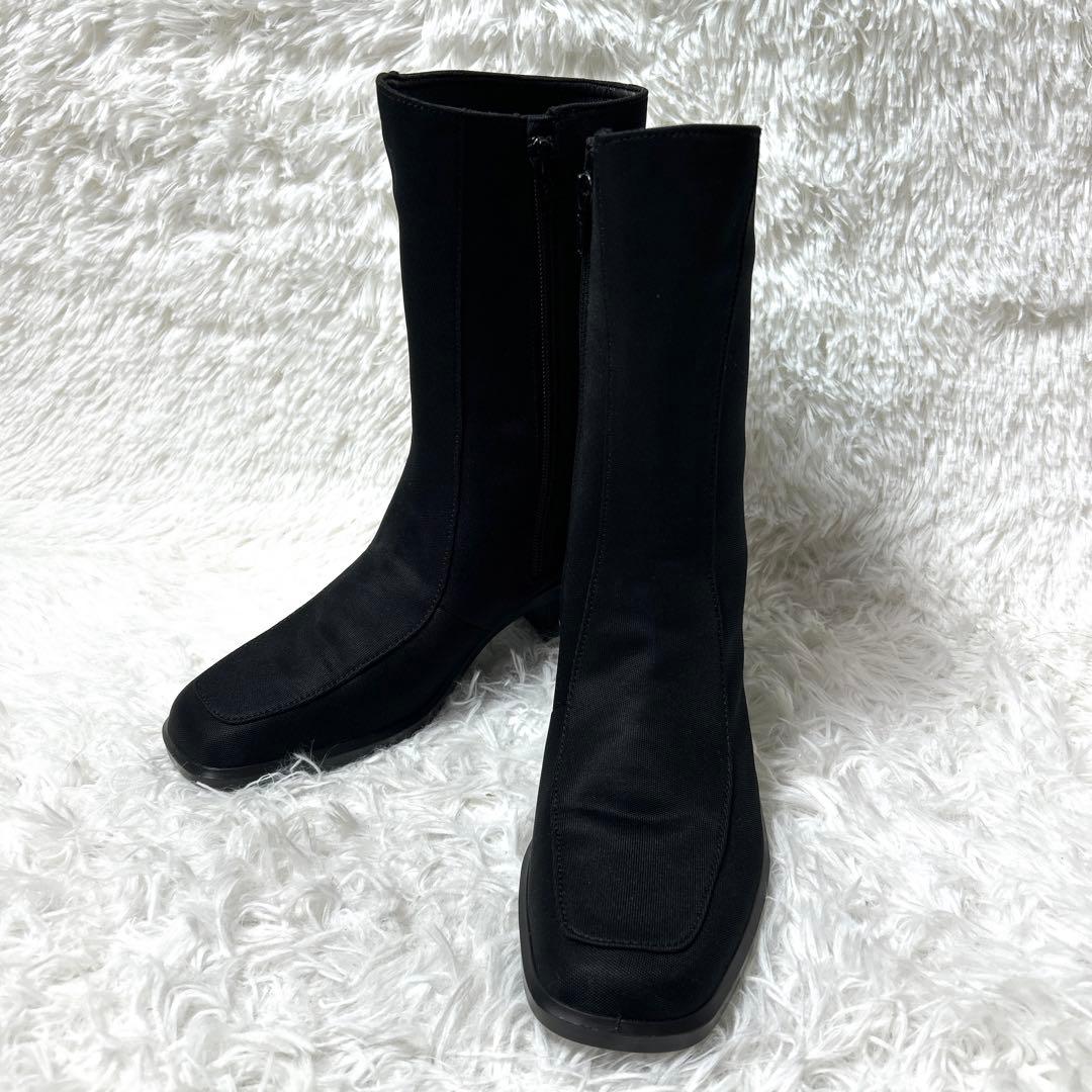【新品・未使用品】TOP DRY GORE-TEXミドル丈ブーツ 23.5cm黒