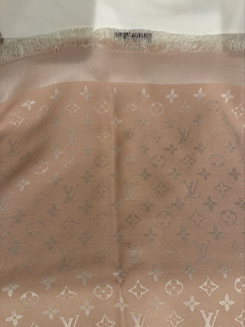 LOUIS VUITTON ショール・モノグラム Ｍ72046 ローズ