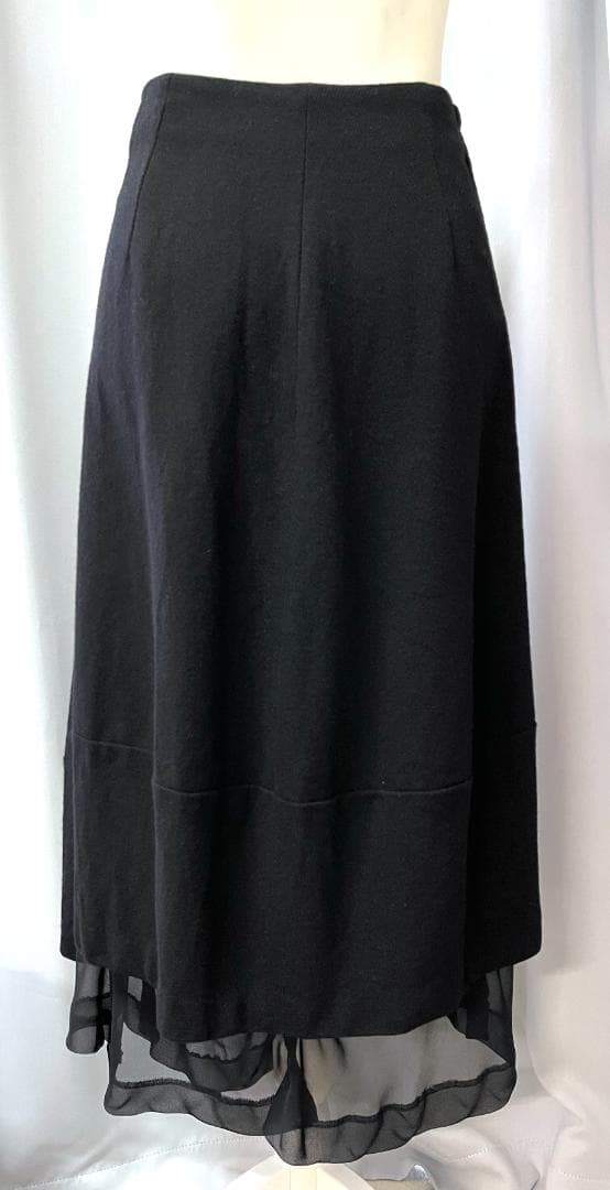 COMME des GARÇONS　ウールとオーガンジーのスカート