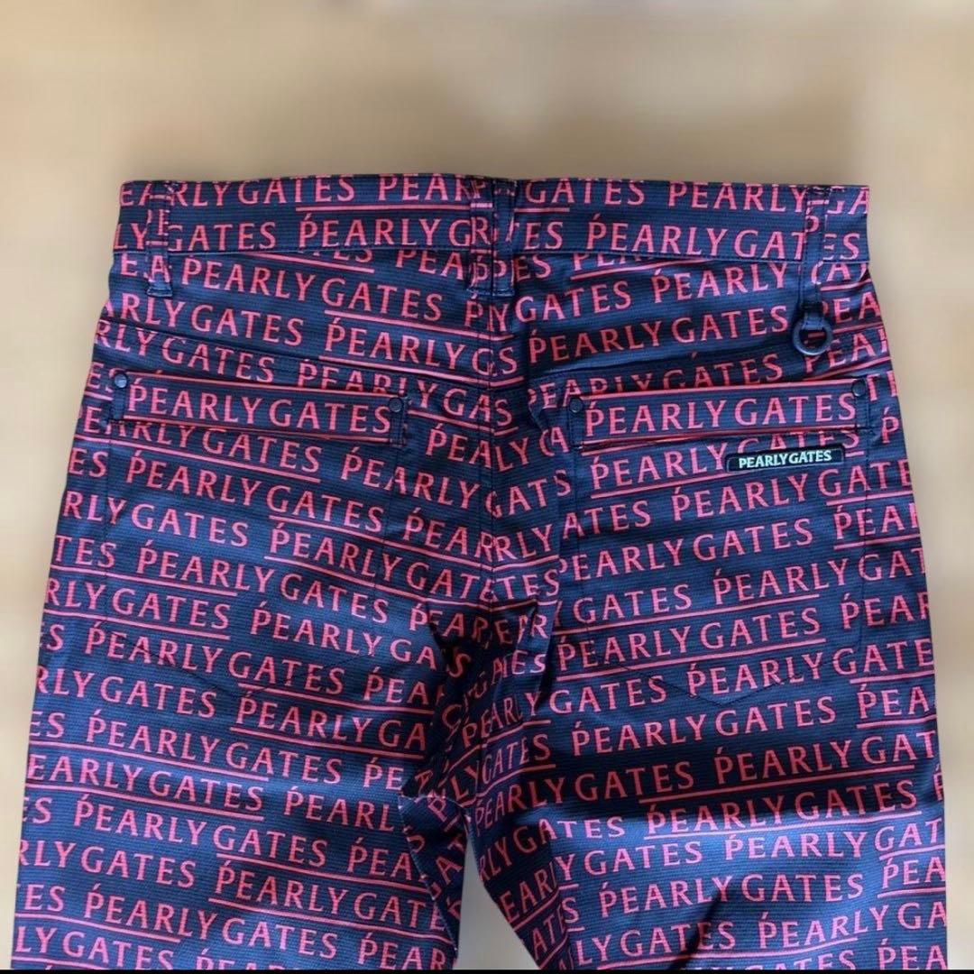 ☆新品☆ PEARLY GATES ストレッチパンツ M ブラック/レッド