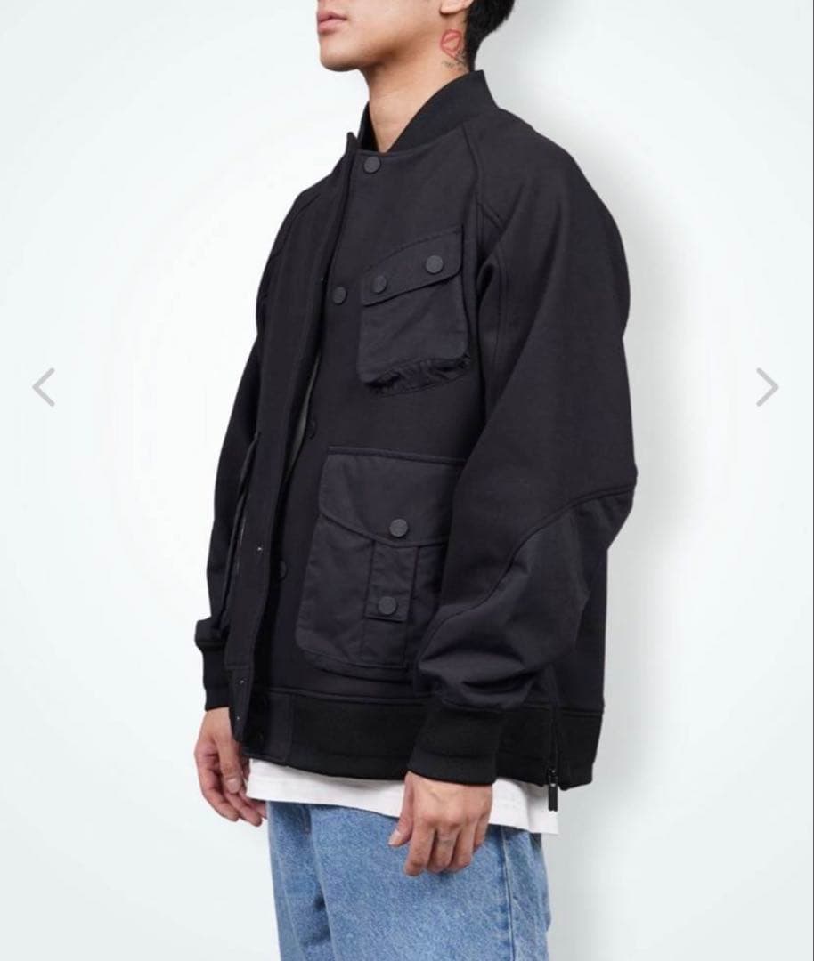 ジャケット・アウター White Mountaineering VARSITYJACKET BLACK