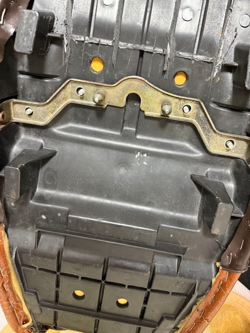 zrx400三段シートブラウン