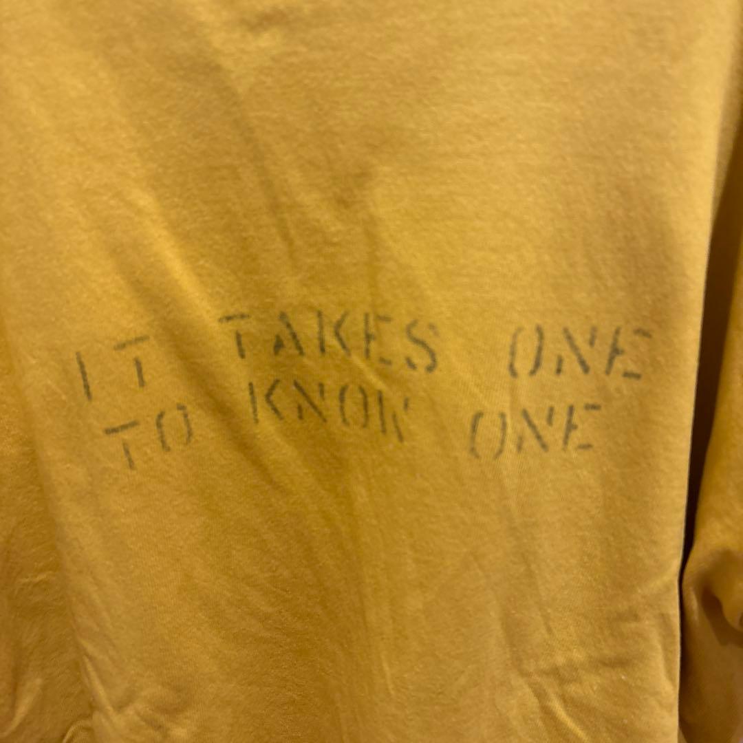 TCB jeans リバーシブル イエロー ネイビー Tシャツ 42
