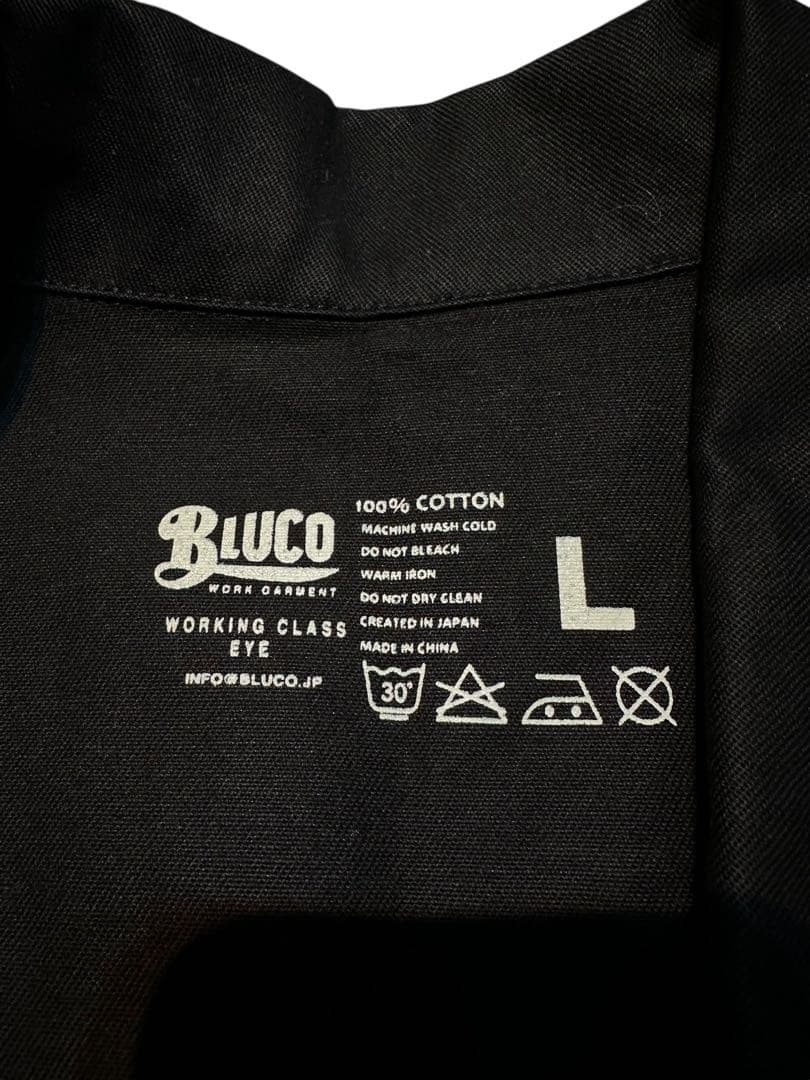 未使用 BLUCO（ブルコ） フラッグチェッカー ワークジャケット サイズL