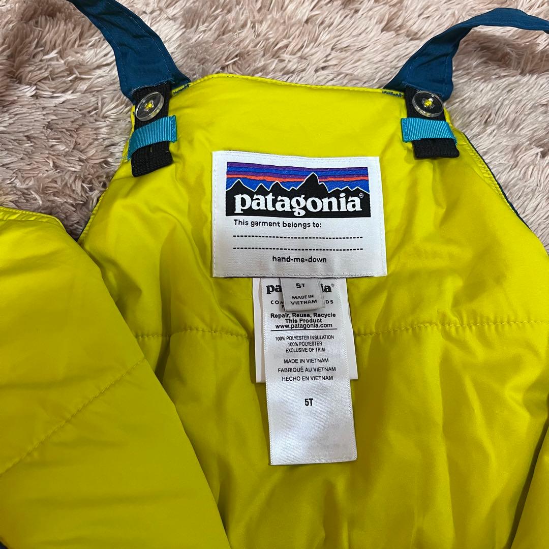 patagonia 子ども用スノーボードオーバーオール　5T
