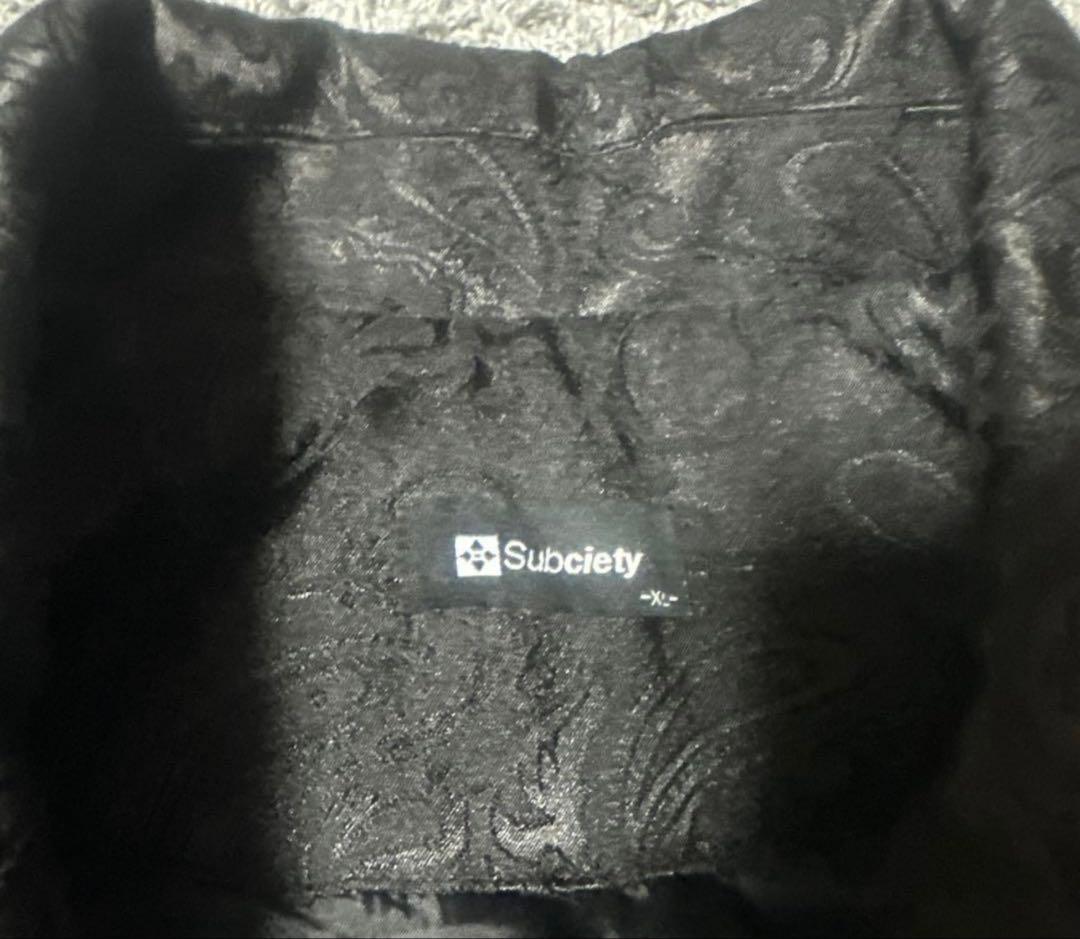 【即購入ok】Subciety ブラック JACQUARD SWING TOP