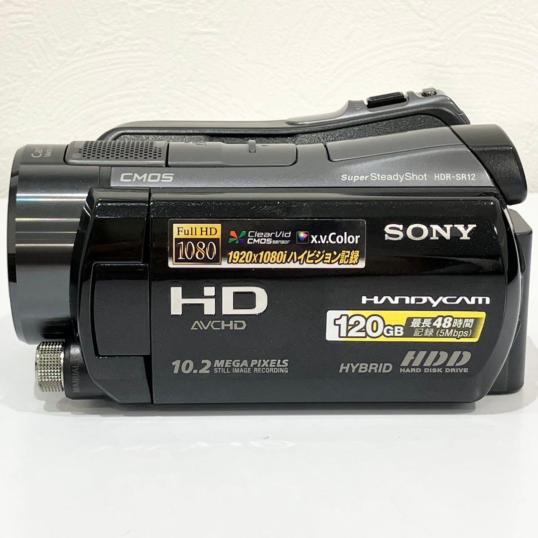 HDD120GB SONY ビデオカメラ Handycam HDR-SR12