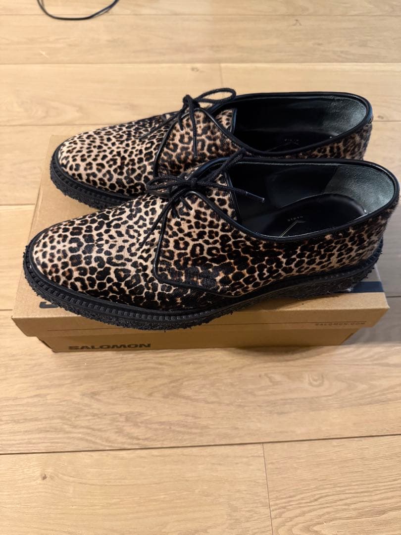 ADIEV PARIS Leopardレオパードアデューパリ豹柄ハラコシューズ