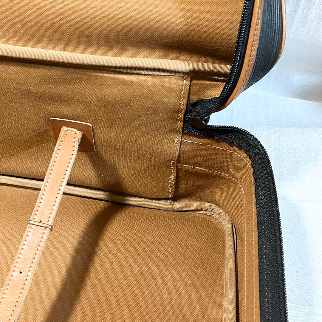 美品 フェラガモ PVC レザー トランクケース トラベルバッグ 旅行鞄