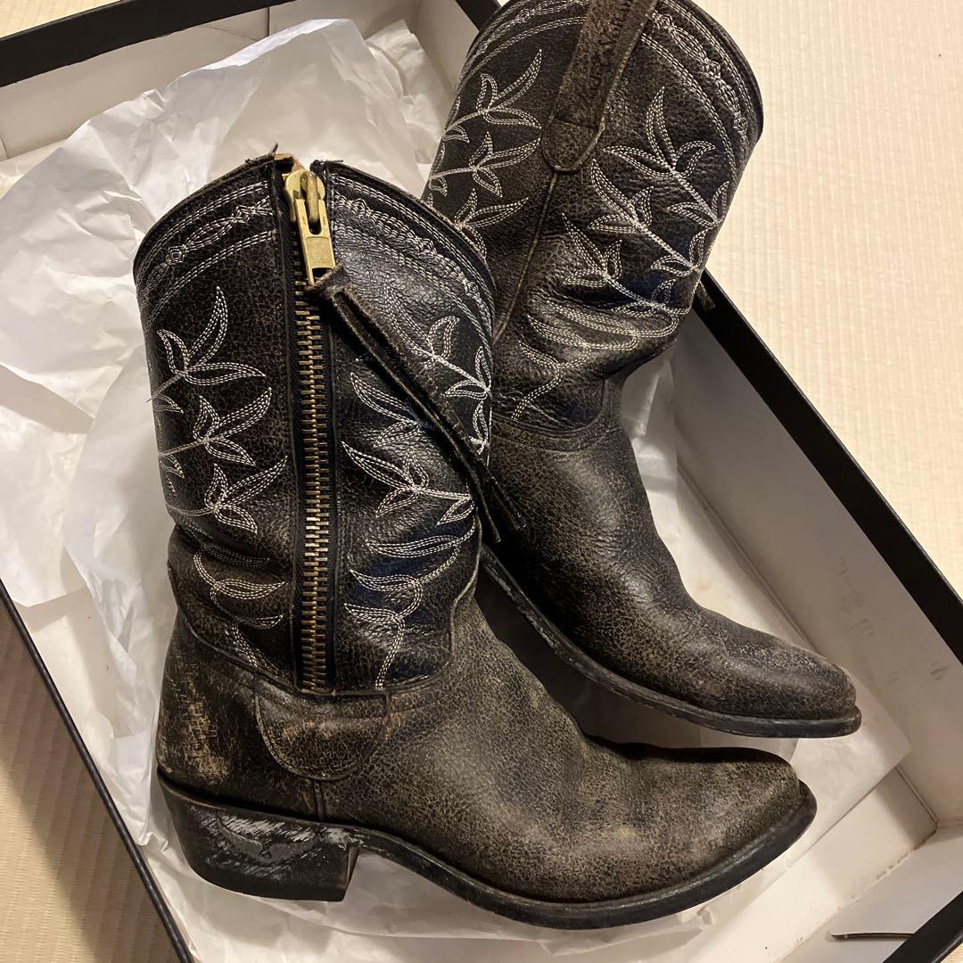 フランスブランド　ザディグエヴォルテール メキシカン　ブーツ　メキシコ製