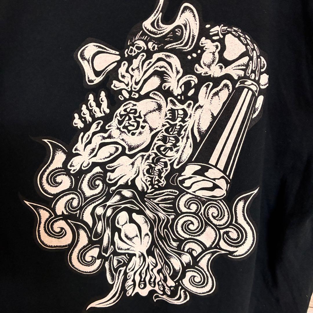 ヌンチャク Tシャツ XL 黒 ギルダン ハードコア パンク