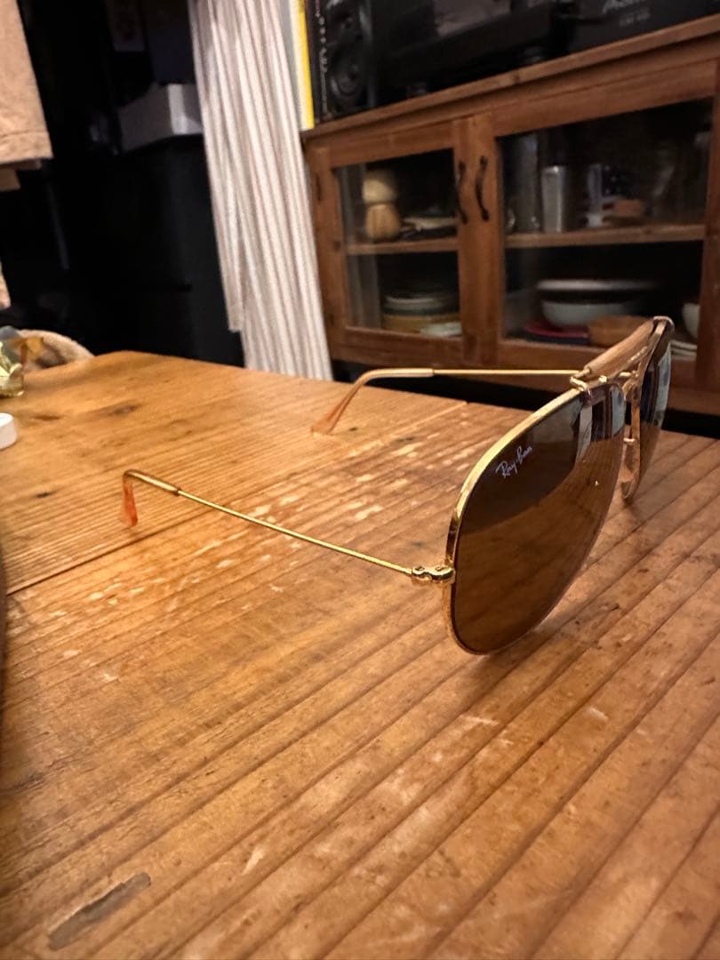 Ray-Ban ゴールド ボシュロム社製 アビエーターサングラス