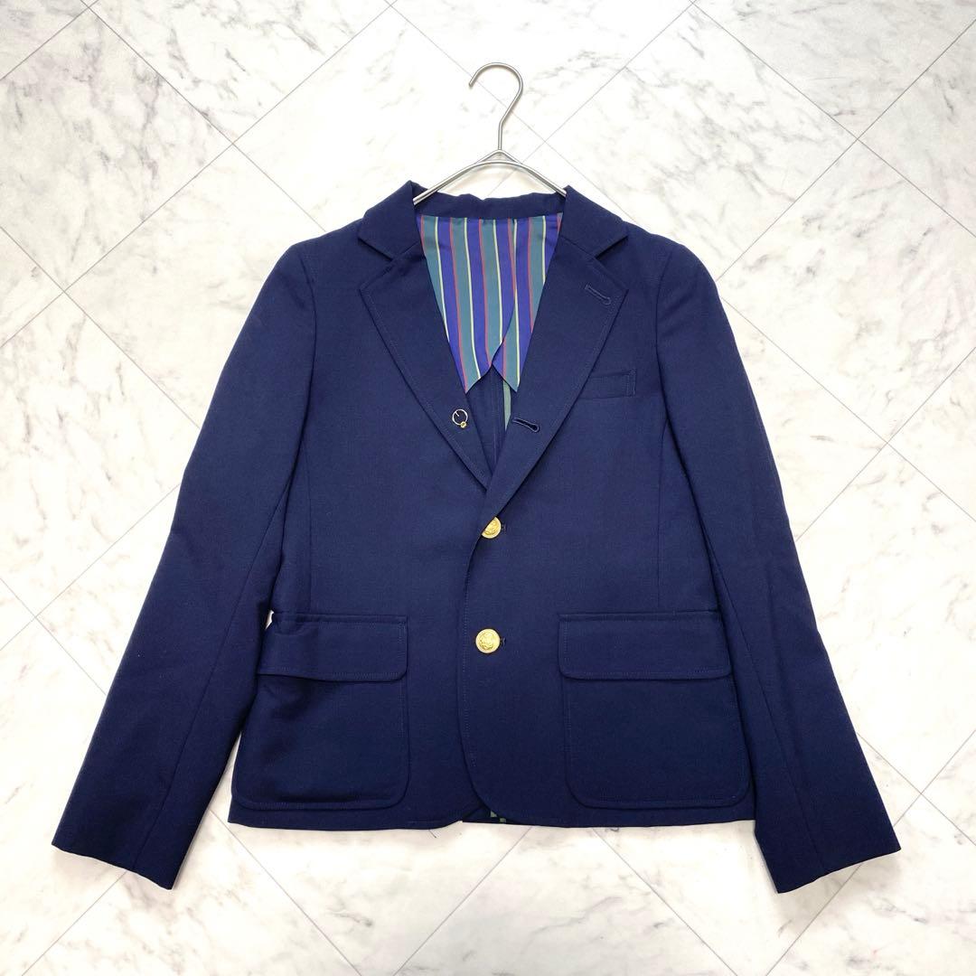 極美品✨BEAMS BOY 紺ブレ　金ボタン　ネイビーテーラードジャケット