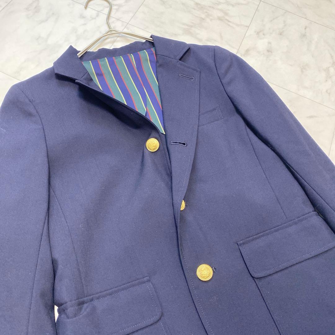 極美品✨BEAMS BOY 紺ブレ　金ボタン　ネイビーテーラードジャケット
