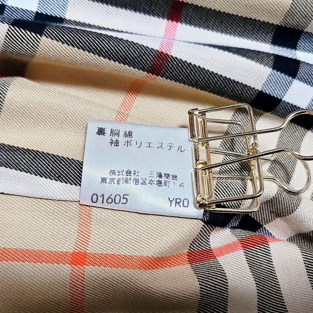 Burberrys 日本製 トレンチコート ノバチェック ラグラン 比翼 38