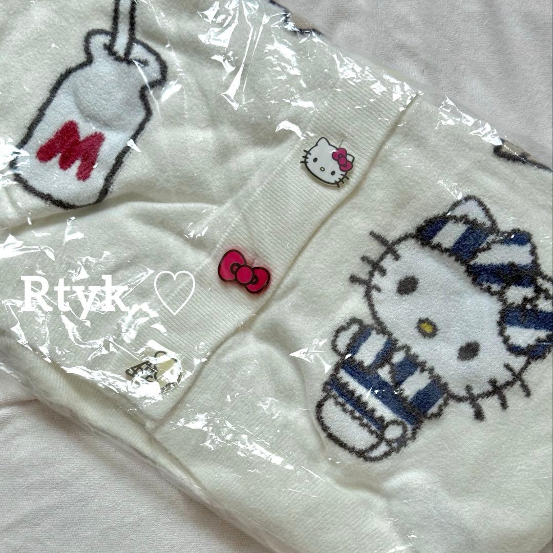 限定 SANRIO ジェラートピケ コラボ スムーズィーカーディガン 白