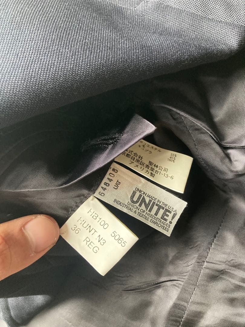 90s 紺ブレ 金ボタン USA製 36 vintage
