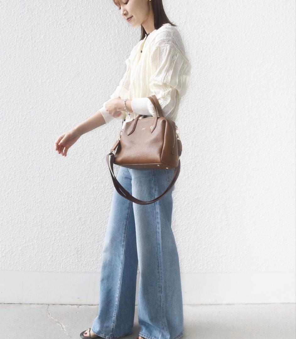 SHIPS〈手洗い可能〉レース 編み 2WAY カーディガン　オフホワイト