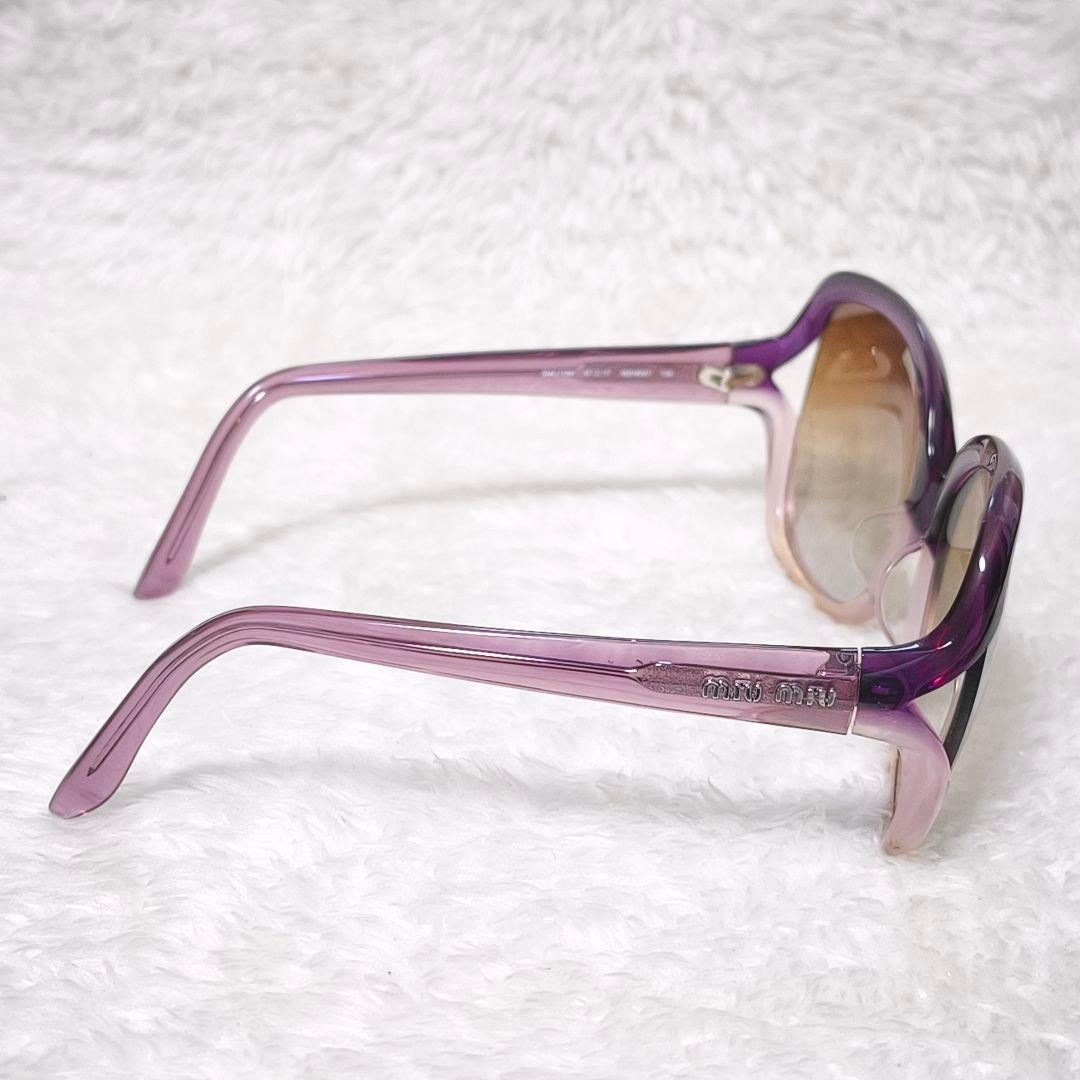 miu miu サングラス サイドロゴ SMU10M グラデーションレンズ