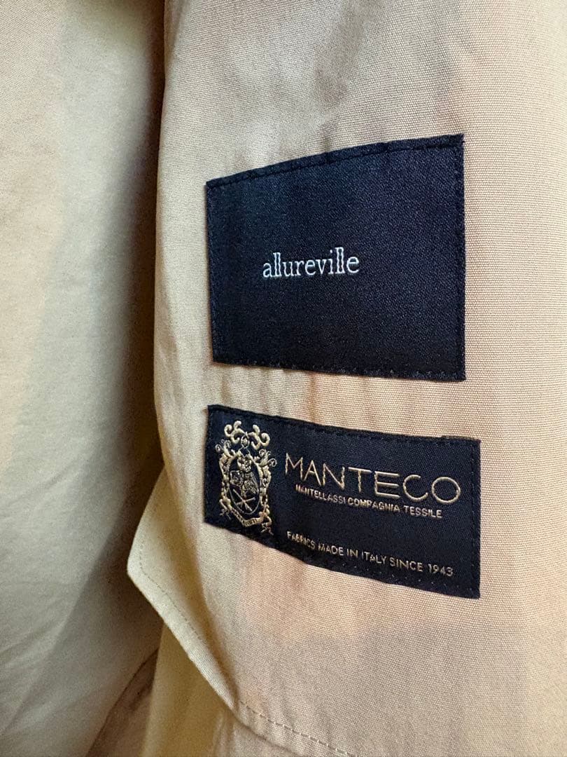 アルアバイル　MANTECOステンカラーケープコート　ルルウィルビー