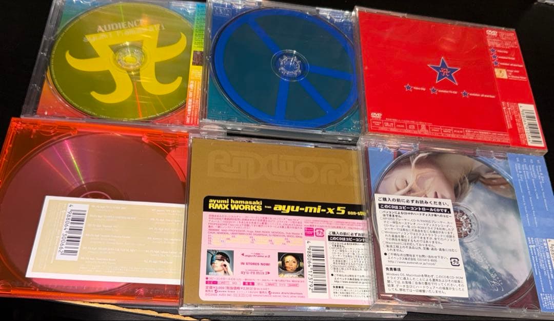 新品未開封 浜崎あゆみ CDシングル/アルバム/DVD6枚セット