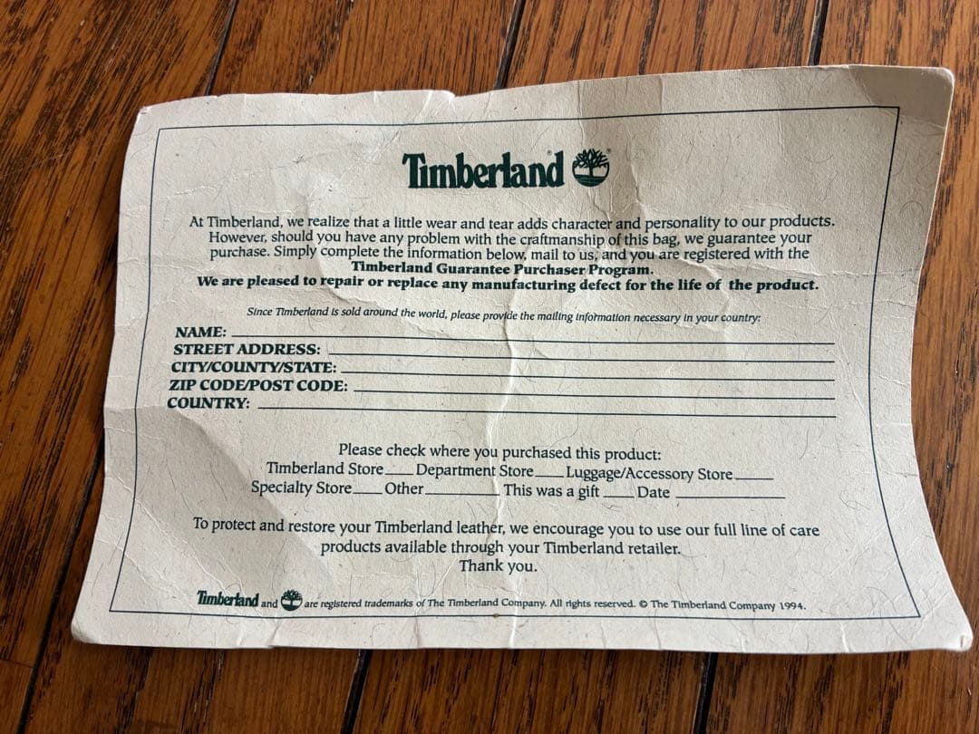 Timberland ボストンバッグ ブラウン