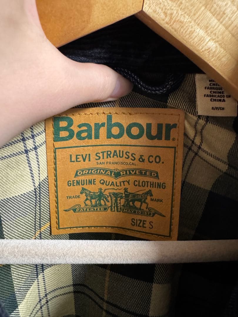 BARBOUR LEVI’S ビデイル Sサイズ