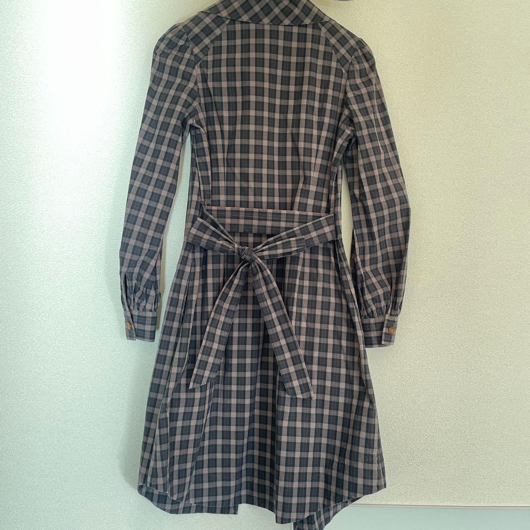 Vivienne Westwood チェック　シャツワンピース