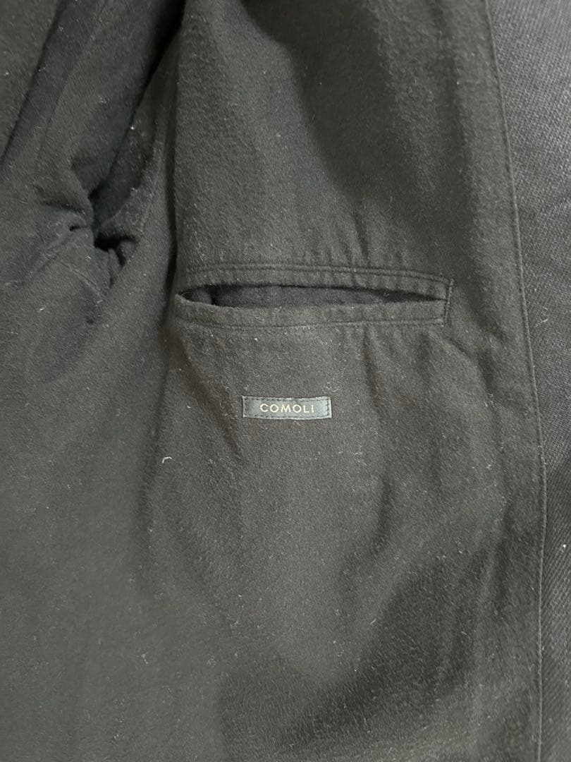 24aw COMOLI デニムレザーワークジャケット　サイズ1 タグあり