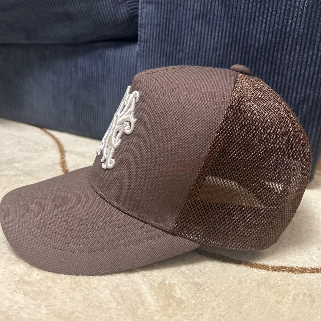 【25SS】KAMIYA カミヤ ‘’KMY‘’Mesh Cap ブラウン