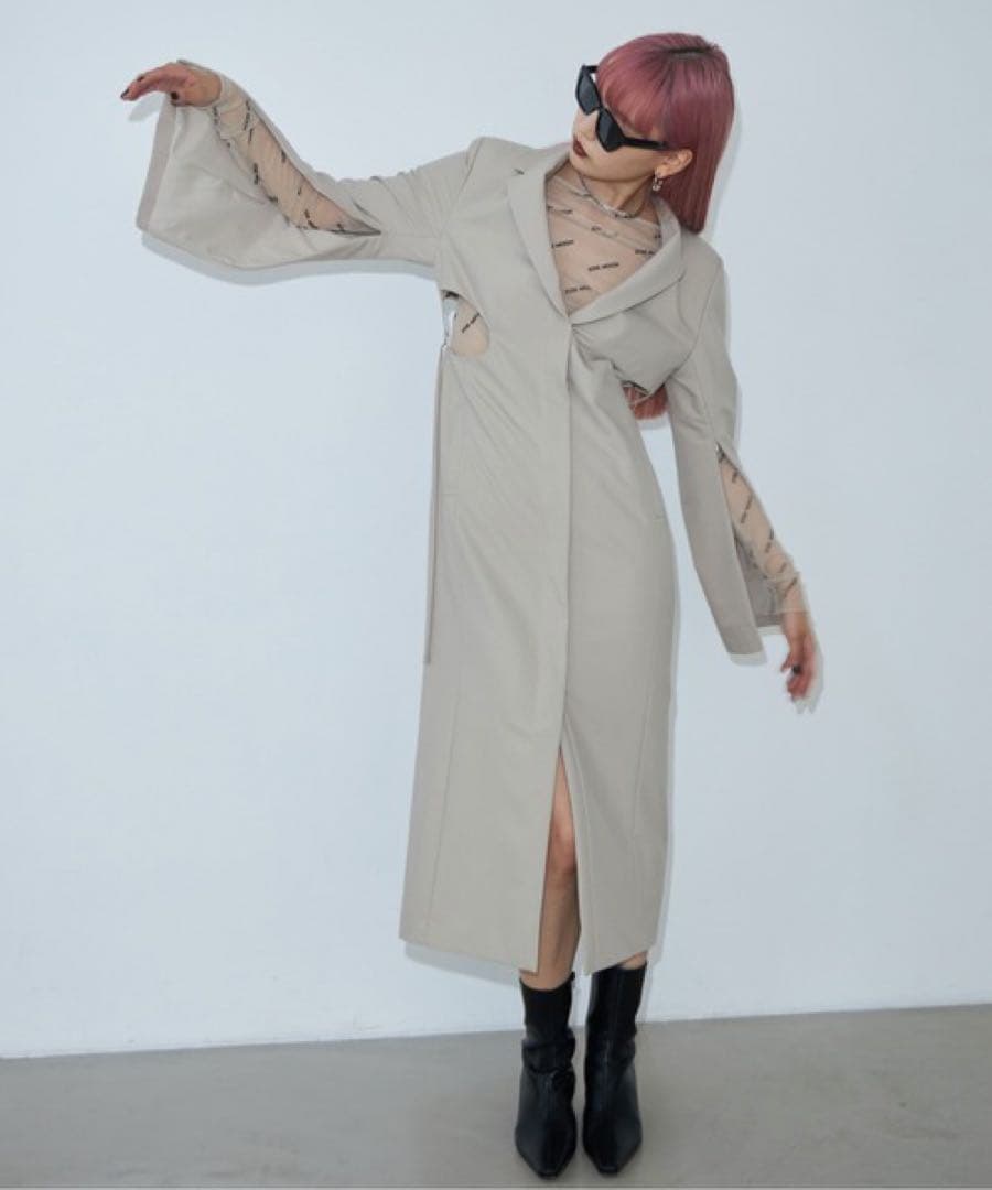 mlavk115　JOSE MOON SIDE OPEN JACKET