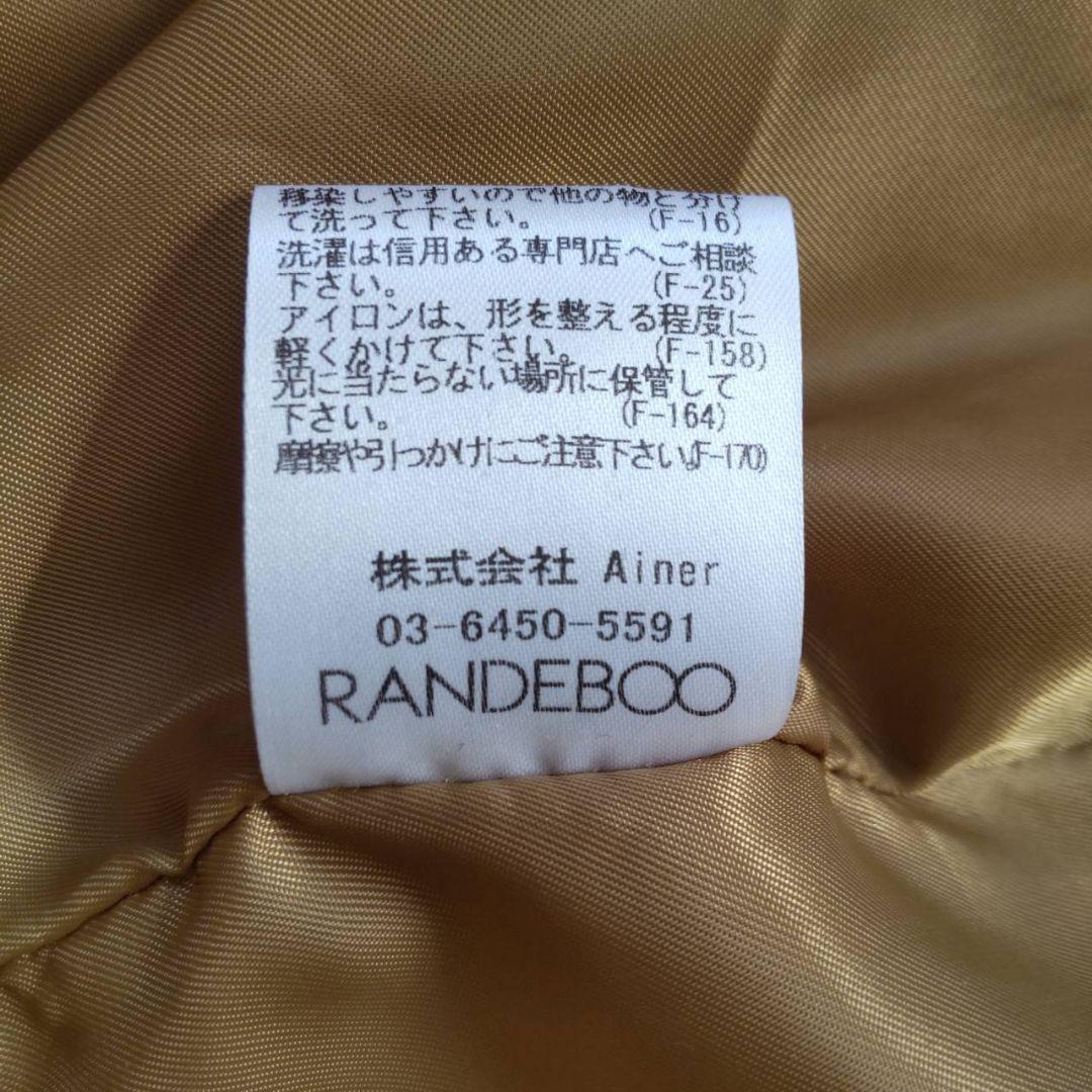 美品✨RANDEBOO ランデブー トレンチコート ロングコート キャメル