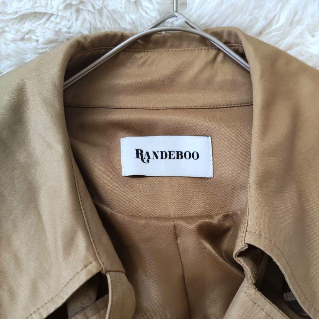 美品✨RANDEBOO ランデブー トレンチコート ロングコート キャメル