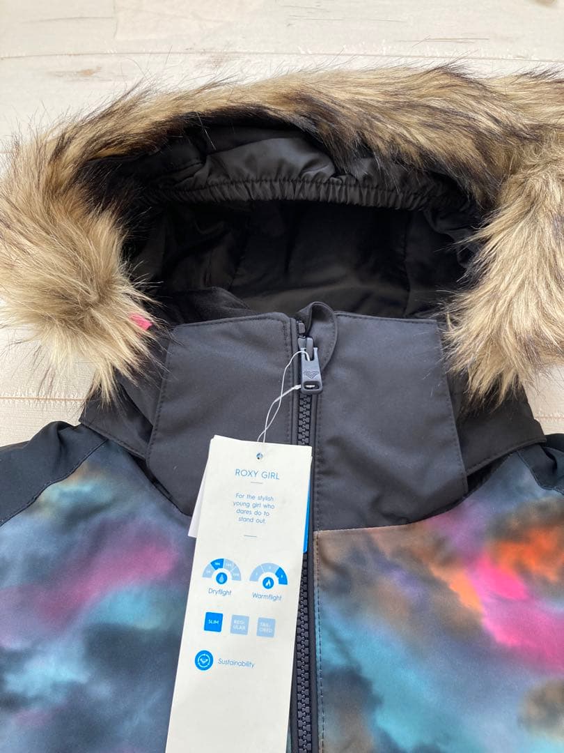 タグ付き ROXY キッズ 130cm スノージャケット スキー スノボー